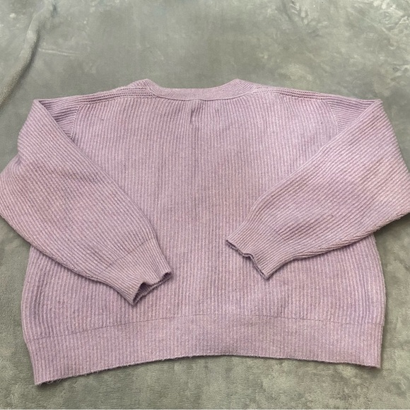 Apparis Purple Rib Knit Cardigan Sweater 3022 - Picture 10 of 11